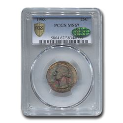 1958 Washington Quarter MS-67 PCGS CAC