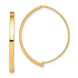 14k Dangle Threader Earrings - 28 mm