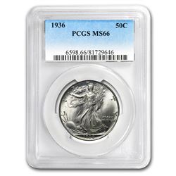 1936 Walking Liberty Half Dollar MS-66 PCGS