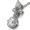 Image 3 : 1.4 ctw Diamond Designer Necklace 18K White Gold