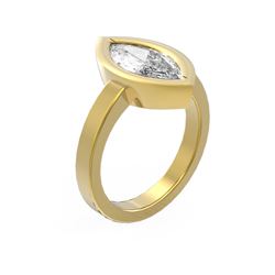 2 ctw Marquise Diamond Ring 18K Yellow Gold