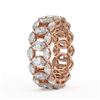 Image 3 : 7.42 ctw Marquise Cut Diamond Eternity Band 18K Rose Gold