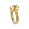 Image 2 : 0.52 ctw Fancy Yellow Diamond Ring 18K Yellow Gold