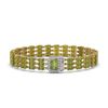 Image 1 : 25.49 ctw Tourmaline & Diamond Bracelet 14K Yellow Gold
