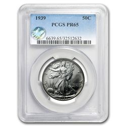 1939 Walking Liberty Half Dollar PR-65 PCGS