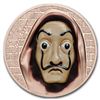 Image 1 : 2018 Cook Islands 1 oz Silver $5 Salvatore Dali Money Heist Masks