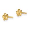 Image 2 : 14k Flower Post Earrings - 24 mm