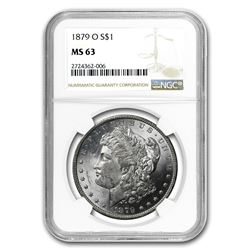 1879-O Morgan Dollar MS-63 NGC