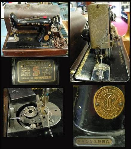 Old Singer sewing machine Catalog B.T.7