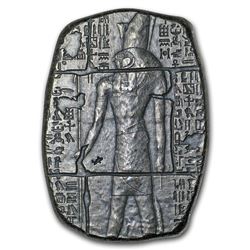 3 oz Hand Poured Silver Relic Bar - Horus