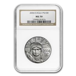 2004 1 oz Platinum American Eagle MS-70 NGC