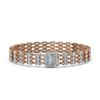 Image 1 : 26.02 ctw Sky Topaz & Diamond Bracelet 14K Rose Gold
