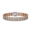 Image 3 : 26.02 ctw Sky Topaz & Diamond Bracelet 14K Rose Gold
