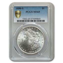 1890-S Morgan Dollar MS-65 PCGS