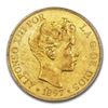 Image 1 : 1897 Spain Gold 100 Pesetas Alfonso XIII MS-61 PCGS