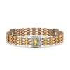 Image 2 : 22.77 ctw Citrine & Diamond Bracelet 14K Rose Gold