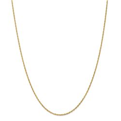 14k Yellow Gold 1.3 mm Heavy-Baby Rope Chain - 30 in.