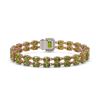 Image 3 : 16.97 ctw Tourmaline & Diamond Bracelet 14K Rose Gold