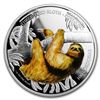 Image 1 : 2018 Nicaragua 1 oz Silver 100 CÃ³rdobas Wildlife: Sloth