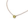Image 2 : 2.04 ctw Fancy Yellow Diamond Necklace 18K Rose Gold