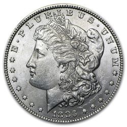 1883 Morgan Dollar BU