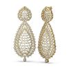 Image 2 : 6.23 ctw Diamond Earrings 18K Yellow Gold