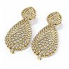 Image 3 : 6.23 ctw Diamond Earrings 18K Yellow Gold