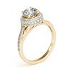 Image 3 : 1.85 ctw Certified VS/SI Diamond Solitaire Halo Ring 14k Yellow Gold