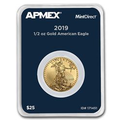 2019 1/2 oz Gold American Eagle (MintDirect® Single)
