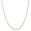 Image 2 : 14k Yellow Gold 2.00 mm Semi-solid Chain - 30 in.