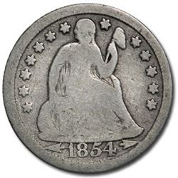 1854-O Liberty Seated Dime w/Arrows Good