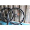 Image 2 : Qty 4 Bicycle Rims - 3 w/ Tires Miche 30.5x1, Sunrims Rhyno Lite, etc
