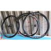 Image 1 : Qty 2 Road Bike Rims and 4 Tires, Continental Mavic AKSIUM One Disc DT Swiss RR585