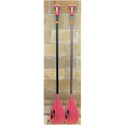 Qty 2 Adjustable Surftech SUP Stand Up Paddle