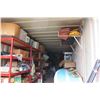 Image 10 : Green 40' Metal Shipping/Storage Container (buyer responsible for all costs of removable/transport).