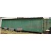 Image 1 : Green 40' Metal Shipping/Storage Container (buyer responsible for all costs of removable/transport).