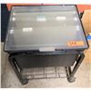 Image 1 : Rolling Plastic File Cabinet w/ Lid & Undershelf