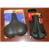 Image 1 : Qty 2 New Bike Seats - Classic Selle Royal Comfort Gel Seat & WTB Narrow Speed Comp