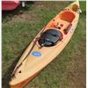 Image 1 : Ocean Kayak Scupper Pro Orange Single 1-Person Kayak (rudder foot track needs repair)