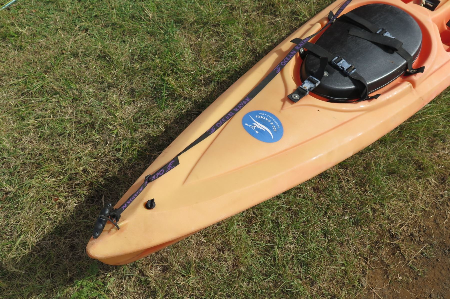 Ocean Kayak Scupper Pro Orange Single 1-Person Kayak (rudder foot track ...