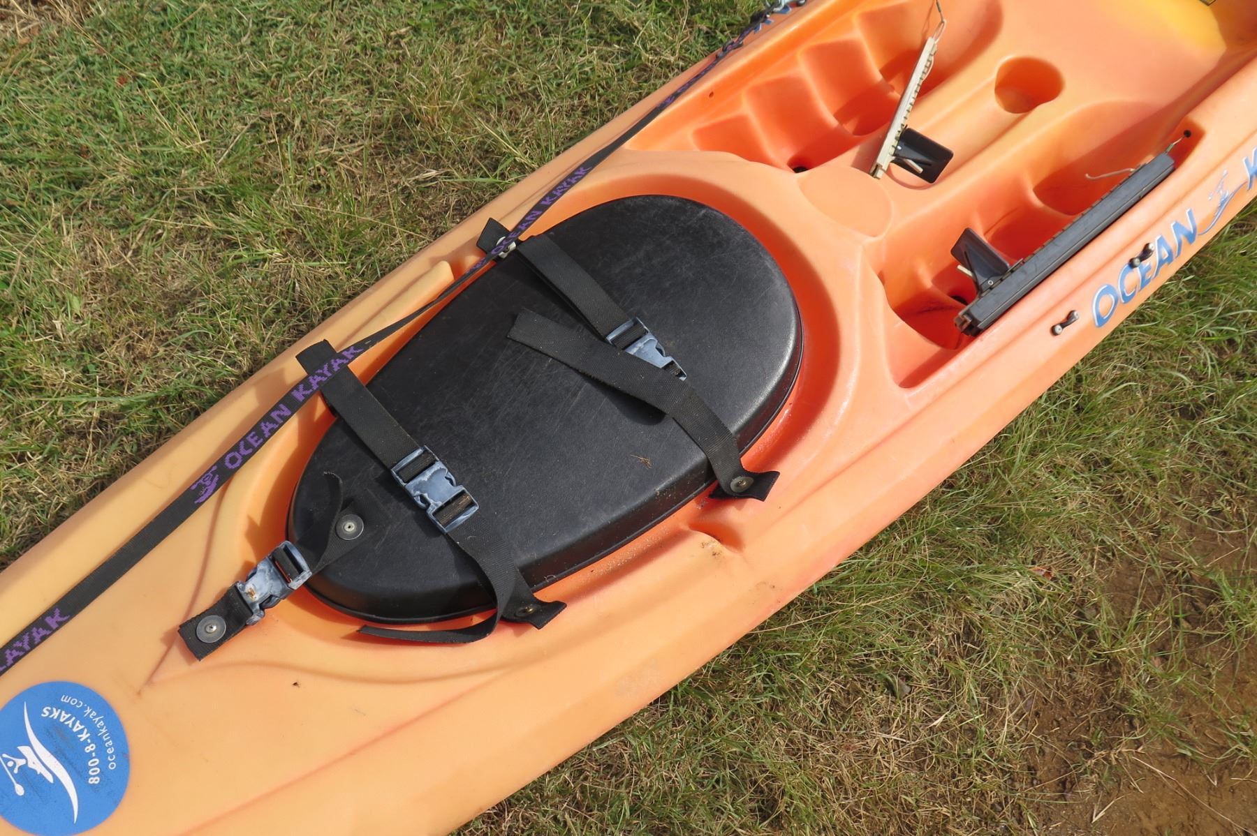 Ocean Kayak Scupper Pro Orange Single 1-Person Kayak (rudder foot track ...