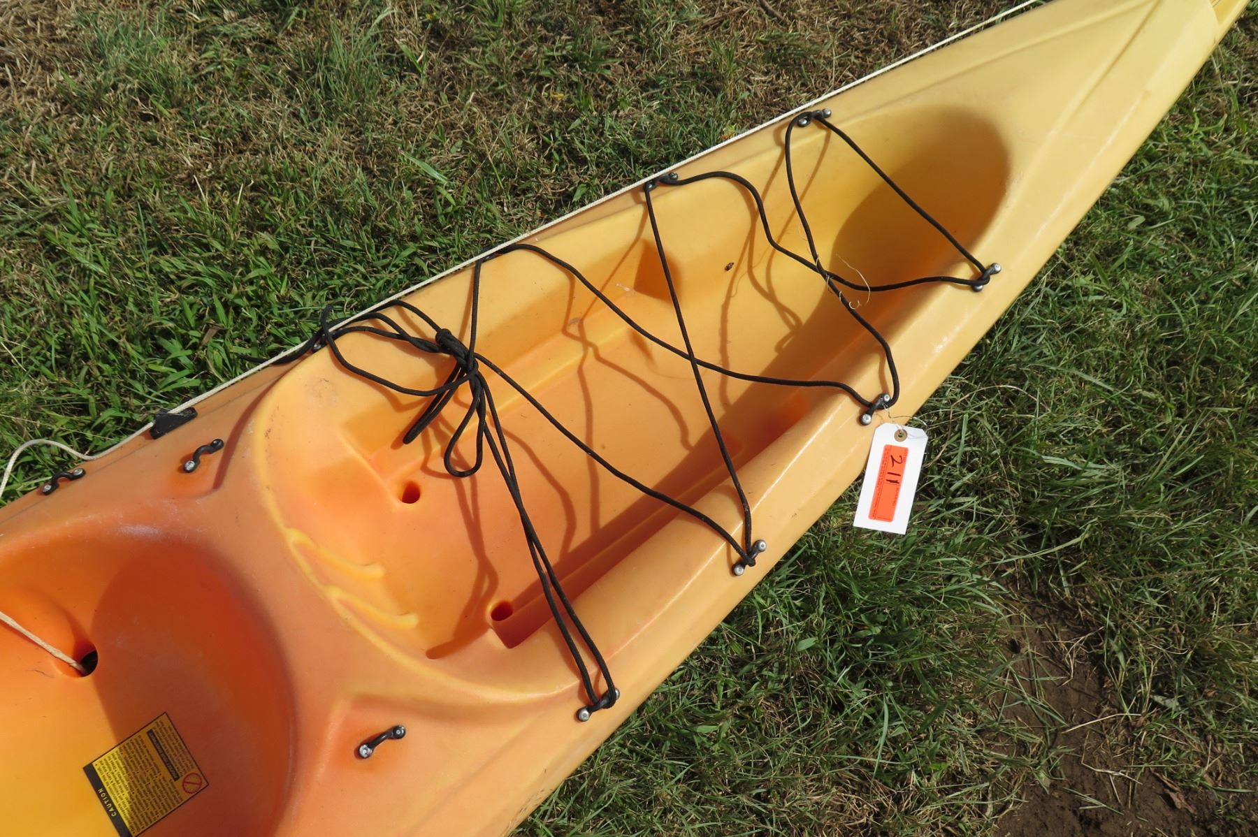 Ocean Kayak Scupper Pro Orange Single 1-Person Kayak (rudder foot track ...