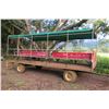 Image 2 : 2-Axle Farm 'People Hauler' Trailer Wagon, Covered, Built on Knowles Farm Wagon Chassis