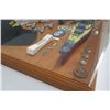 Image 20 : Top Gun Tours Display Pearl Harbor Memorabilia in Case - Arizona, Planes, Cap 33"W x20"D x 14"H