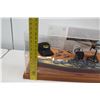 Image 26 : Top Gun Tours Display Pearl Harbor Memorabilia in Case - Arizona, Planes, Cap 33"W x20"D x 14"H