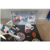 Image 4 : Top Gun Tours Display Memorabilia in Case - Navy VC-1 Plane, Patches, Mug