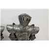 Image 2 : Qty 2 Miniature Replica Suits of Armor Statues 20" Tall