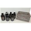 Image 1 : Qty 6 "Home of the Brave Beverage Company" Bottles & Ford Island Ferry Box
