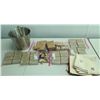 Image 1 : WWII Medical Supplies - Stainless Bucket, Red Cross Bag, Book & Supplies