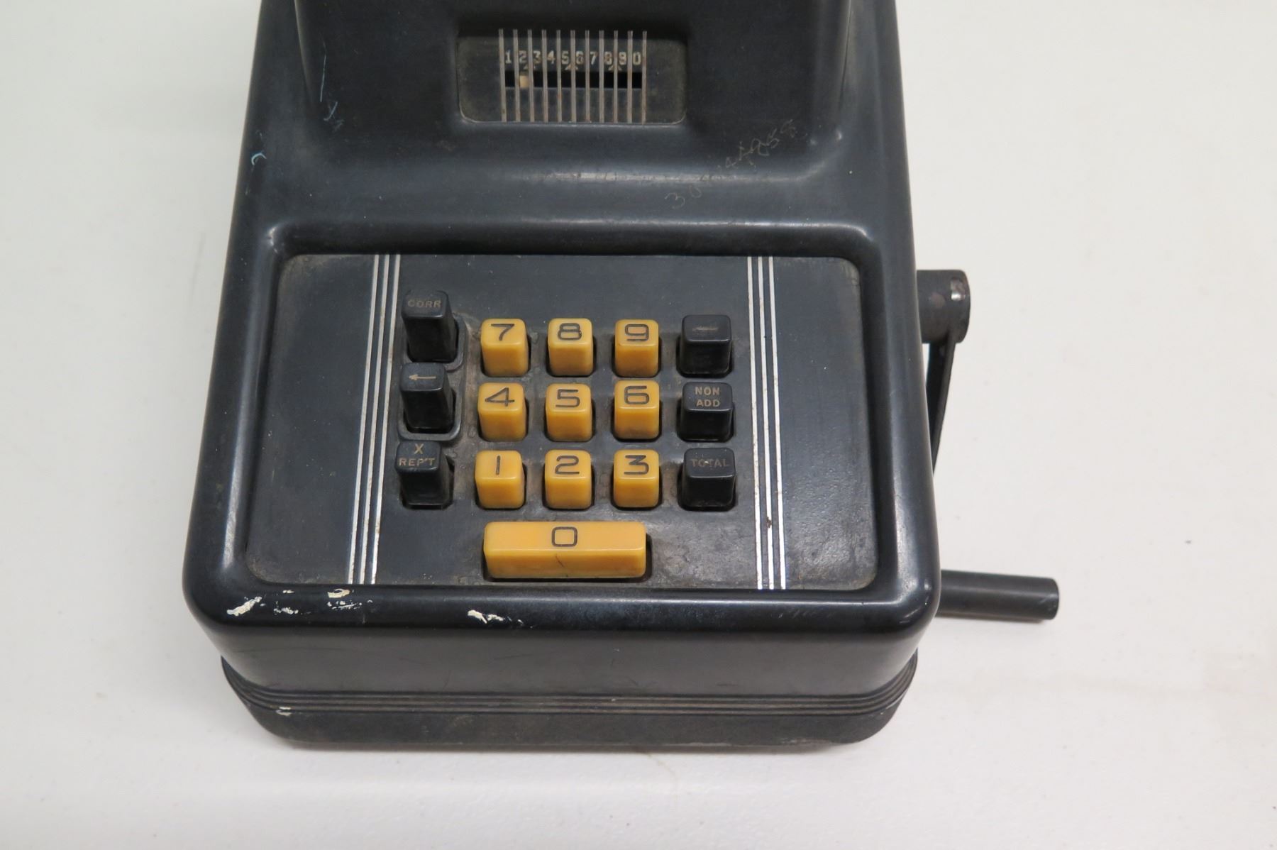 Underwood Sundstrand Portable 10 Key Manual Adding Machine - Oahu Auctions